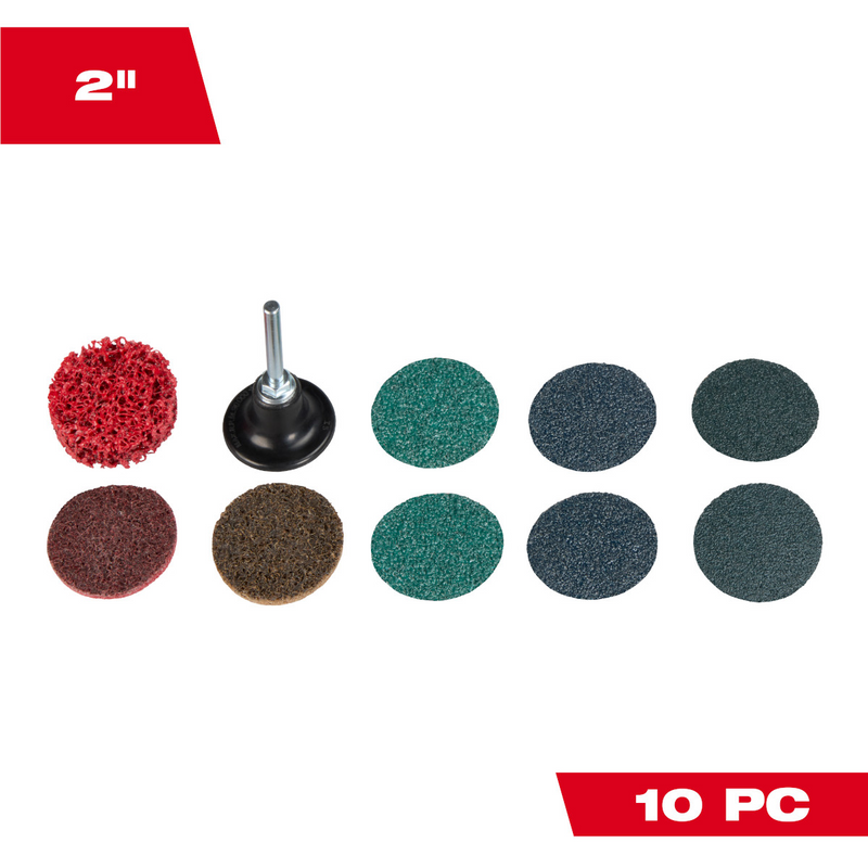 Tools 10-Piece 2" Quick Change Disc Kit, Part 49-92-9000
