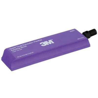 Hookit Dust Extraction Flexible Sanding Block 35827, 273 mm x 67 mm, 12/CS