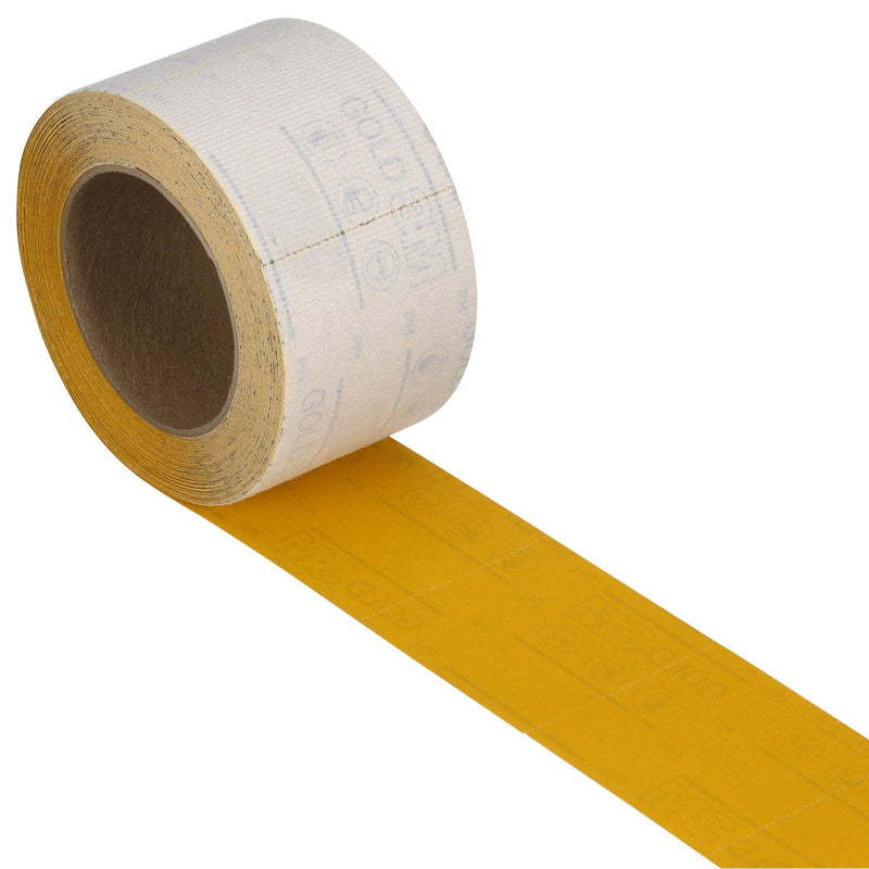Hookit Gold Sheet Roll 02770, 150, 2-3/4" x 13.1 yd (70 mm x 12 m), 5/CS