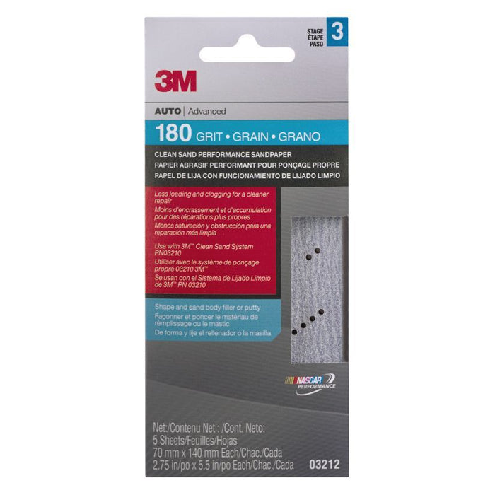 3M Products Clean Sand Job Pack 180 Gri
