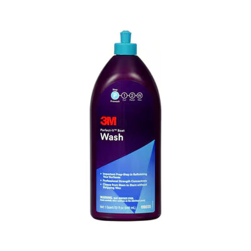Perfect-It Boat Wash, 09035, 1 qt (32 fl oz/946 mL), 6 /case