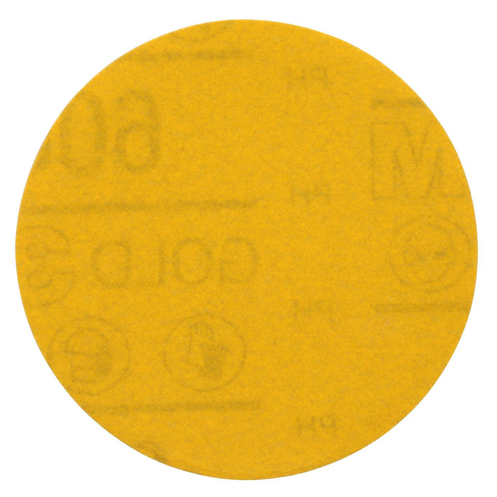 3M Products Hookit Gold Abrasive Disc 09219, 600, 3 in (75 mm), No Hole, 50 pcs/BX, 4 BX/