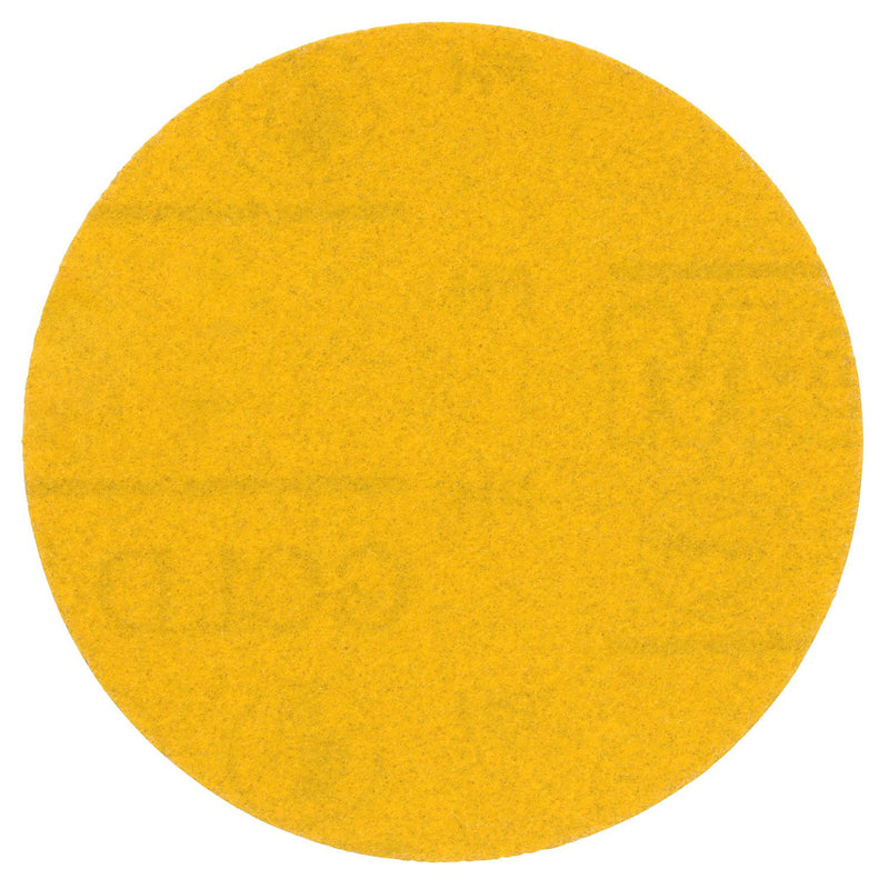 Hookit Gold Abrasive Disc 09235, 220, 5 in (125 mm), No Hole, 50 pcs/BX, 4 BX
