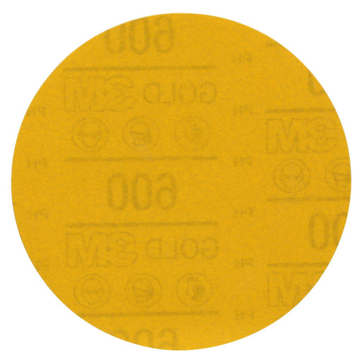 3M Products -5"-Velcro- No Hole- Gold Disc