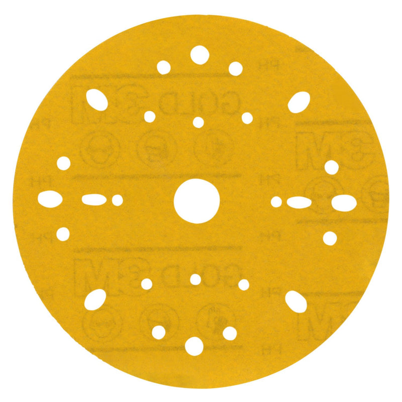 Hookit Gold Abrasive Disc 09291, 800, 6 in (150 mm), Dust-Free, 100 pcs/BX, 4