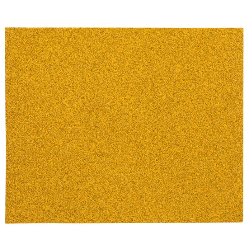 Gold Abrasive Sheet 12549, 80, 9 in x 11 in (229 mm x 280 mm), 50 pcs/Pack, 5