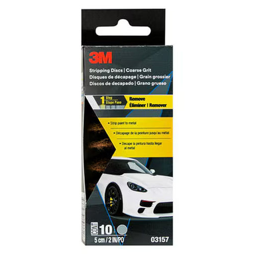 3M Products Stripping Disc, 2 In Dia, Coarse Grit, Aluminum Oxide Abrasive, Quick-Change Att