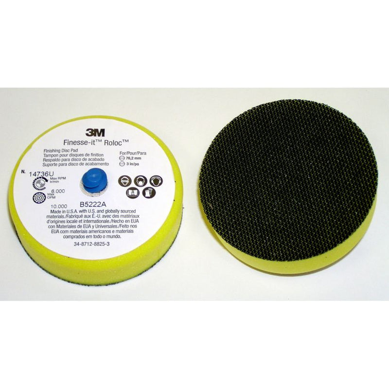 Finesse-it Roloc Finishing Disc Pad 3 in Firm, 12 per Case, Part 14736