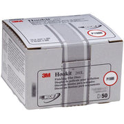 3M Products 00911 260L Series Abrasive Disc, 3 in Dia, P600 Grit, Hook and Loop, White