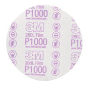 3M Products 00969 260L Finishing Film Disc, 6 in Dia, 1000 Grit, Super Fine Grade, Aluminum Oxide Ab — view 3