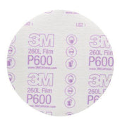 3M Products 00971 260L Finishing Film Disc, 6 in Dia, 600 Grit, Extra Fine Grade, Aluminum Oxide Abr — view 3