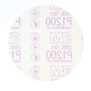 3M Products 01319 260L Series Abrasive Disc, 6 in Dia, P1000 Grit, PSA, White