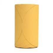 3M Products 01359 255L Series Abrasive Disc Roll, 6 in Dia, P180 Grit, PSA, Gold — view 3