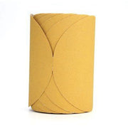3M Products 01363 255L Series Abrasive Disc Roll, 6 in Dia, P80 Grit, PSA, Gold — view 3