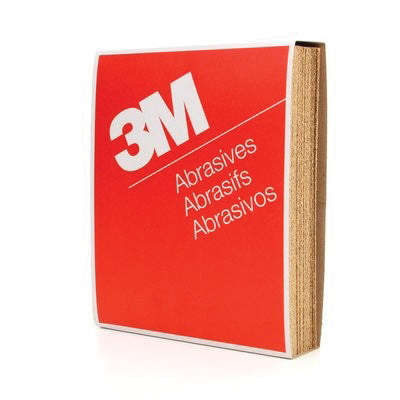 3M Products 02118 346U Series Paper Sheet, 9 in W x 11 in L, 40 Grit, Aluminum Oxide Abrasive, Gold,