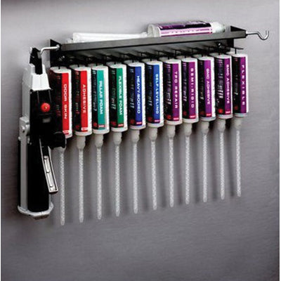 3M Products 02530 Shop Rack, Black, Use With: 200 and 400 mL Syringes/Adhesive Cartridges and Applic — view 2