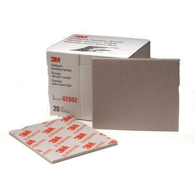 2602 Flexible Sanding Sponge, 500/600 Grit, Gray, 4-1/2" x 5-1/2"