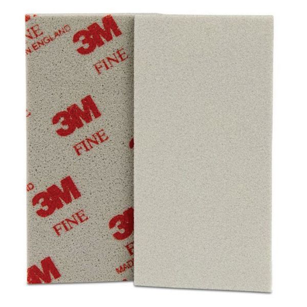 3M Products 03088 Performance Soft Sanding Sponge, 2-3/4 in W x 5-1/2 in L, 400 Grit, Fine Grade, Wh — view 4