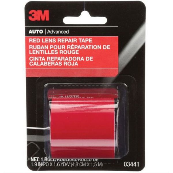 3M Products 03441 Single Sided Lens Repair Tape, 60 x 1-7/8 in, Red — view 2