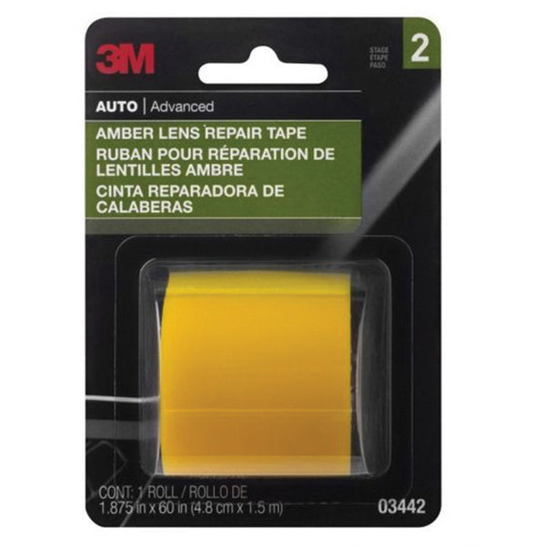 3M™ 03442 Single Sided Lens Repair Tape, 60 x 1-7/8 in, Amber