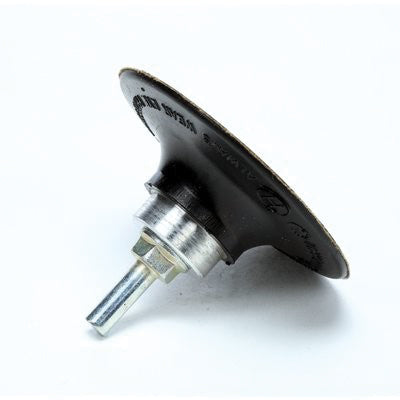 3M Products 05540 Round Disc Pad Assembly, 3 in Dia, 1/4 in - 20 TPI Arbor, Roloc TR Attachment