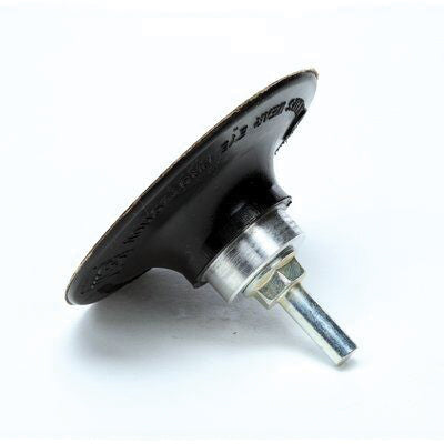 3M Products 05540 Round Disc Pad Assembly, 3 in Dia, 1/4 in - 20 TPI Arbor, Roloc TR Attachment — view 4