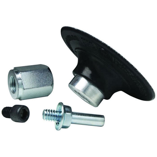 3M Products 05540 Round Disc Pad Assembly, 3 in Dia, 1/4 in - 20 TPI Arbor, Roloc TR Attachment — view 2