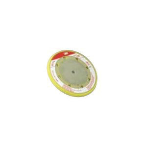 3M Products 05581 Dust Free Disc Pad, 8 in Dia, PSA Attachment — Yellow
