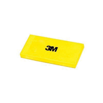 3M Products 05690 Sanding Block, 5-3/8 in Dia L x 2-1/2 in W, Hook and Loop Attachment — Yellow