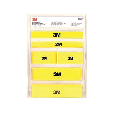 3M Products 05692 Sanding Block Kit, PSA Attachment — Yellow