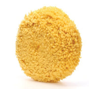 3M Products 05713 Single Sided Polishing Pad, 9 in Dia, Hook and Loop Attachment, Wool Pad, Yellow