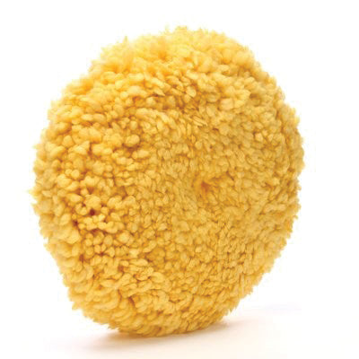 3M Products 05713 Single Sided Polishing Pad, 9 in Dia, Hook and Loop Attachment, Wool Pad, Yellow — view 3