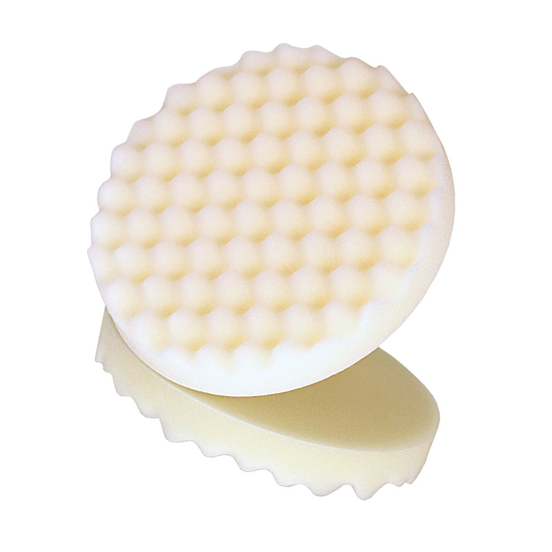 3M Products 05723 Single Sided Compound Pad, 8 in Dia, Hookit Attachment, Foam Pad, White