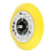 3M Products 05775 Regular Disc Pad, 5 in Dia, 5/16 in - 24 TPI Arbor, Hook and Loop Attachment