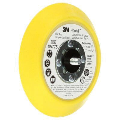 3M Products 05775 Regular Disc Pad, 5 in Dia, 5/16 in - 24 TPI Arbor, Hook and Loop Attachment — view 3