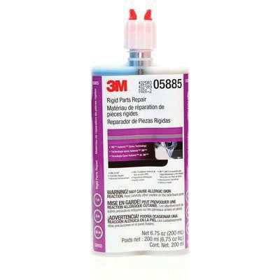 3M Products Automix 05885 Rigid Part Repair, 200 mL Cartridge, Paste, Blue, 1, 8 min Application, 1
