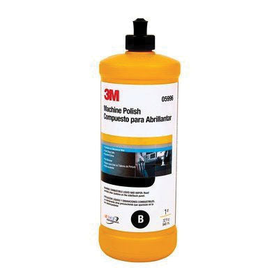 3M Products 05996 Machine Polish, 1 qt, Liquid, Gray, Polish