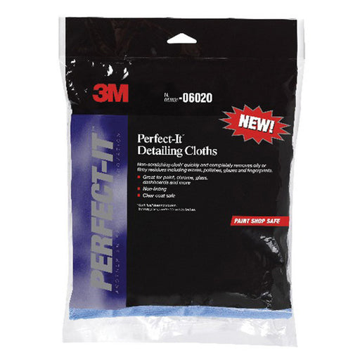3M Products 06020 Auto Detailing Cloth, 12 x 4.1 in, Blue