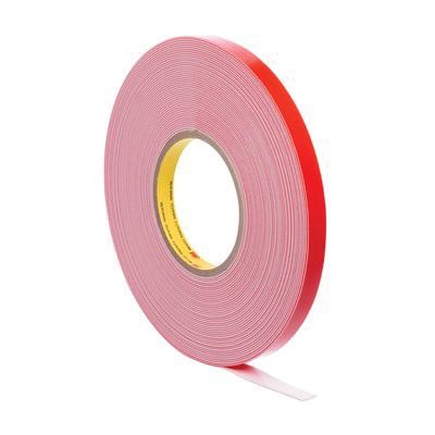 3M 06394 Automotive Attachment Tape, 10 yd x 1/2 in, 2.28 mm THK, White