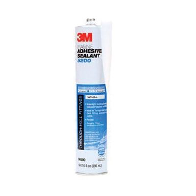 3M Products 06500 5200 Series 1-Component Marine Adhesive Sealant, 0.1 gal Cartridge, Medium Paste,