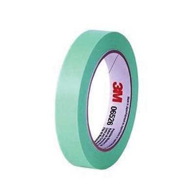 6526 Precision Masking Tape, 60 yd Green, 3/4 in Width, Ultra-Thin Paper Backing
