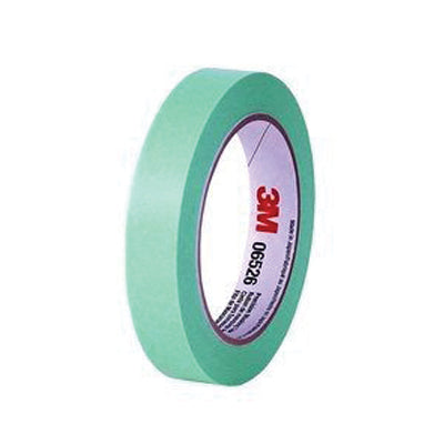 3M Products 06526 Precision Masking Tape, 60 yd x 3/4 in, Green