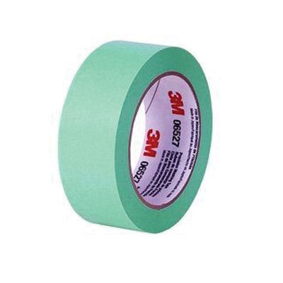 6527 Precision Masking Tape, 60 yd Green, 1-1/2 in Width, Ultra-Thin Paper Backing