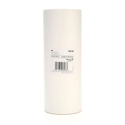 3M Products 06538 Masking Paper, 12 in W x 750 ft L, 1.5 mil THK, White — view 3