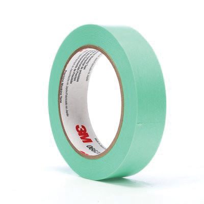 3M Products 06620 Precision Masking Tape, 60 yd x 1 in, Green