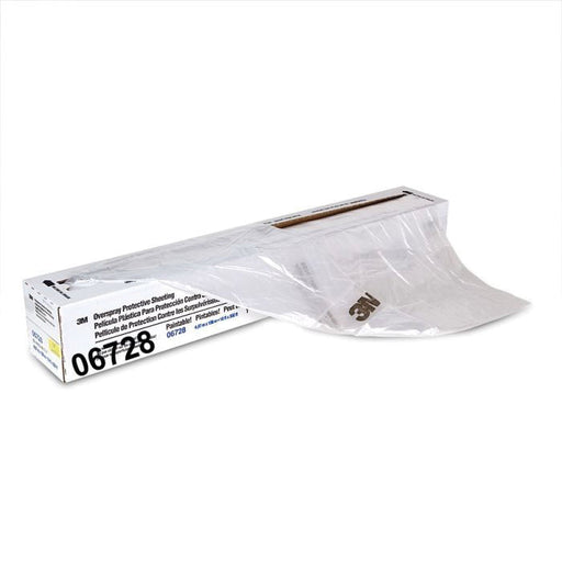 3M Products 06728 Overspray Protective Sheeting, 16 ft W x 350 ft L, Plastic, Clear