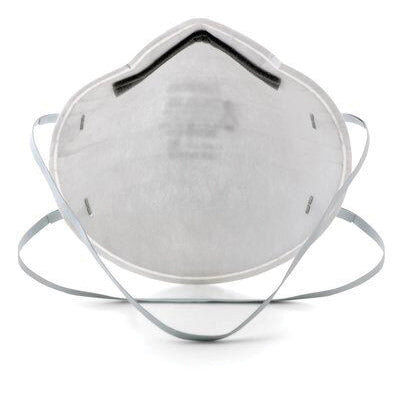 3M 07023 Particulate Respirator, Standard, N95 Filter Class, NIOSH Approved (Y/N): Yes — White — view 4
