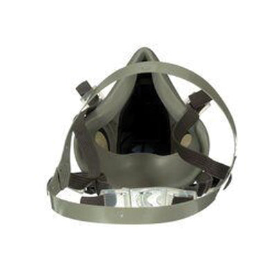 3M Products 07025 6000 Series Half-Mask Respirator, Medium, NIOSH Approved (Y/N): Yes — Gray — view 2