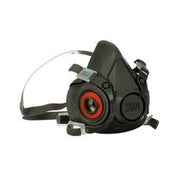 3M Products 07026 6000 Series Half-Mask Respirator, Large, NIOSH Approved (Y/N): Yes — Gray