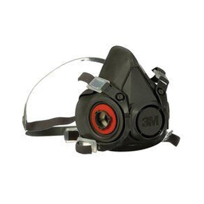 3M Products 07026 6000 Series Half-Mask Respirator, Large, NIOSH Approved (Y/N): Yes — Gray